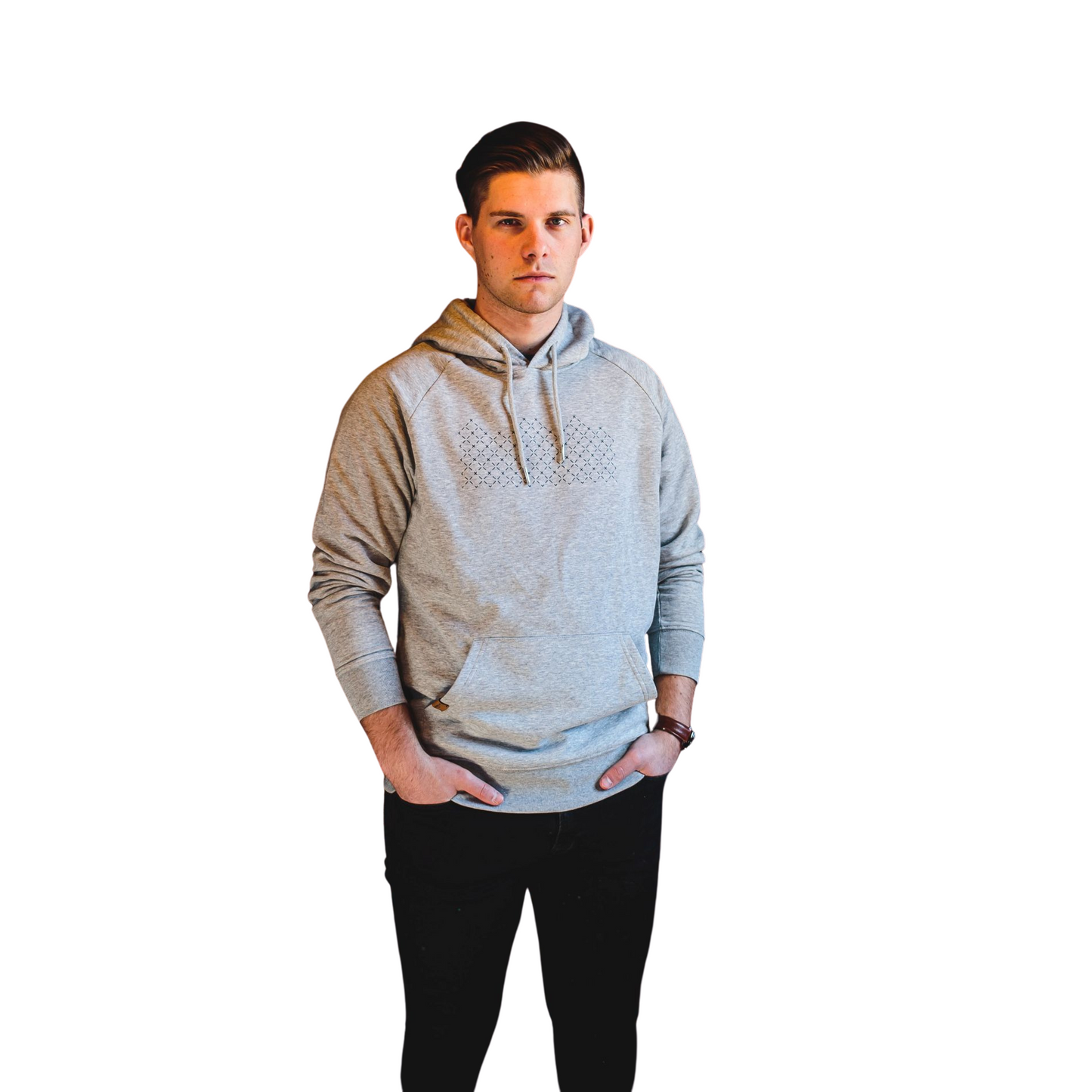 Hoodie (Mountain) gray / black