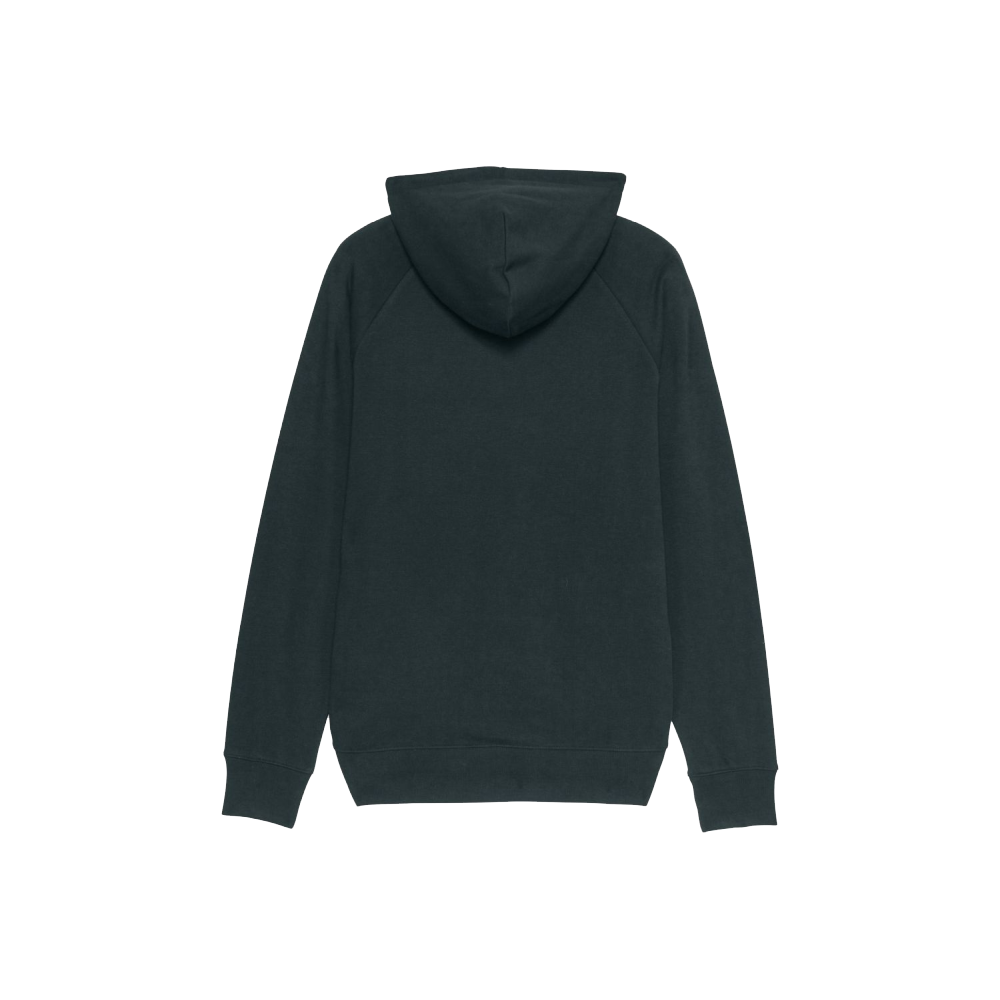Hoodie (Mountain) - Black / White