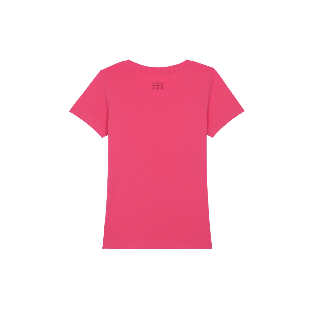 T-Shirt (Mountain) - Pink / Black