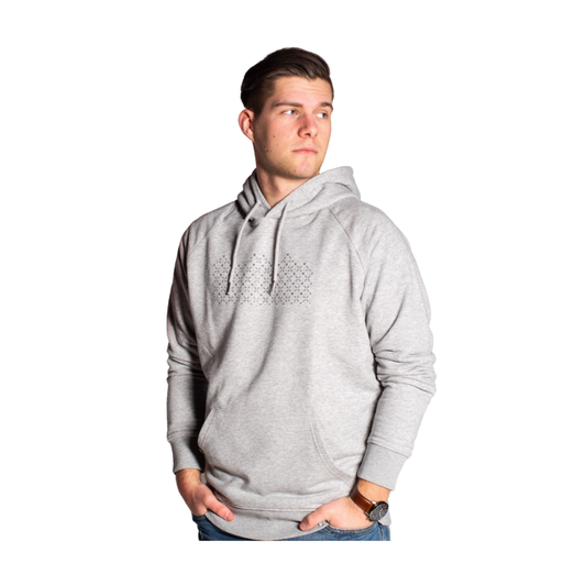 Hoodie (Mountain) - Gray / Black