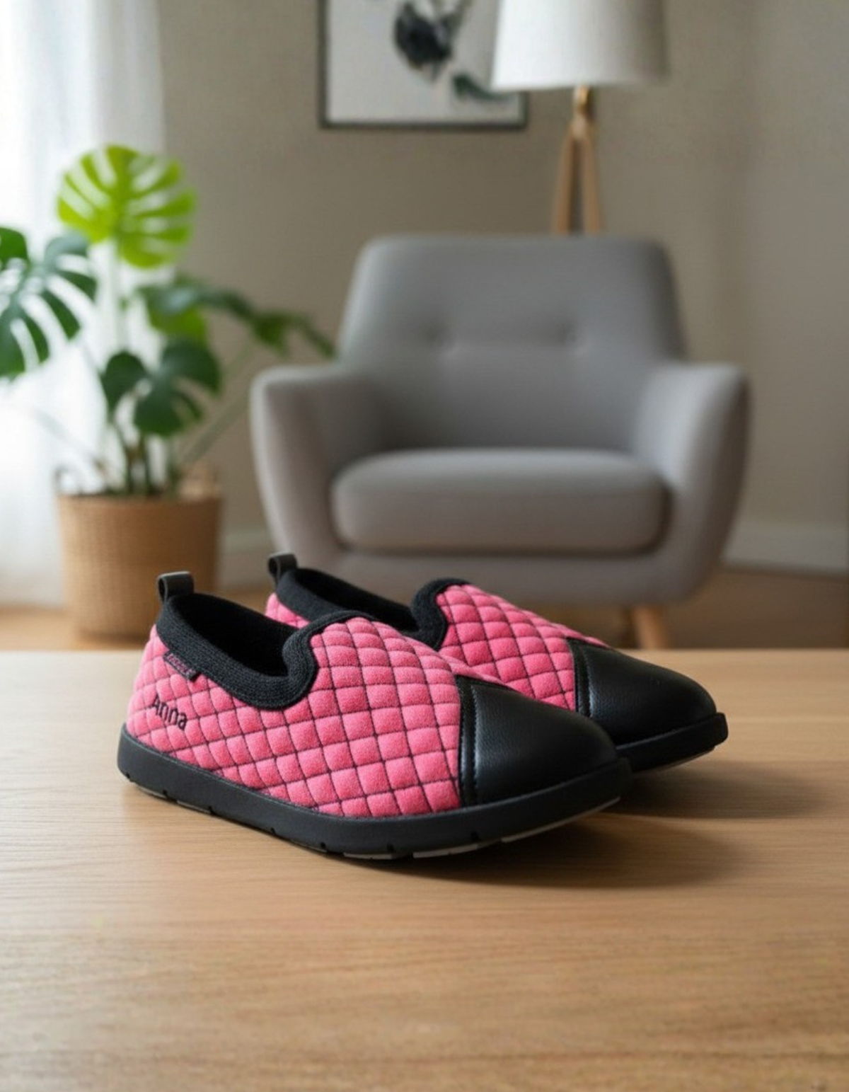 Anna - pink/black