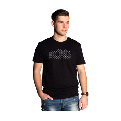 T-Shirt (Mountain) - Black / White