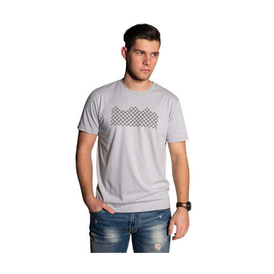 T-Shirt (Mountain) - Gray / Black