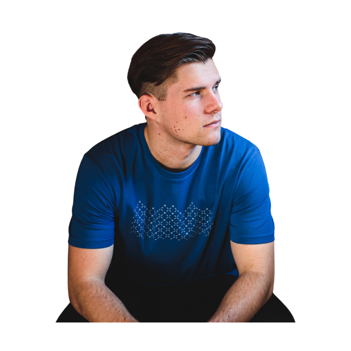 T-Shirt (Mountain) - Navy / Gray