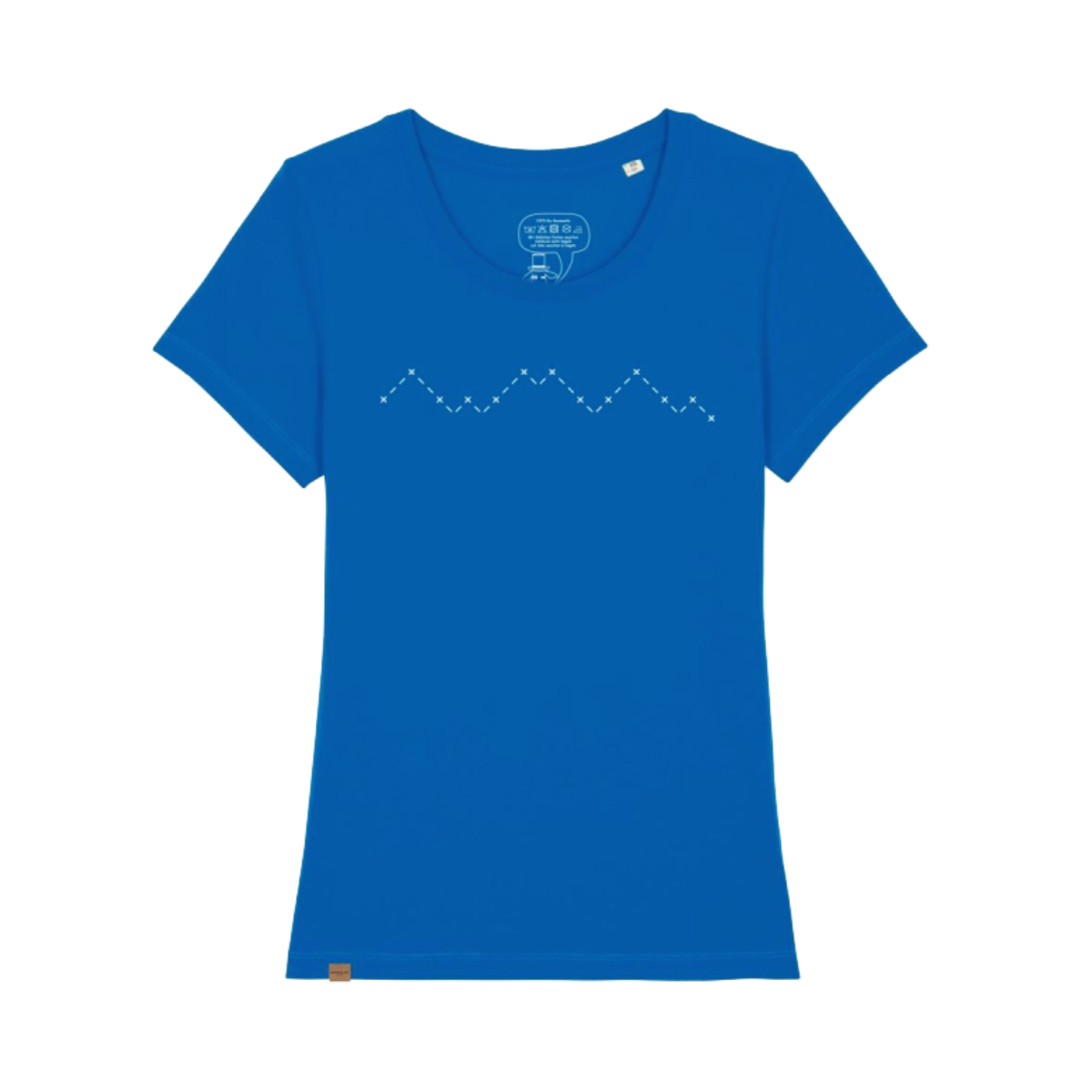 T-Shirt (Mountain) - Royale / White