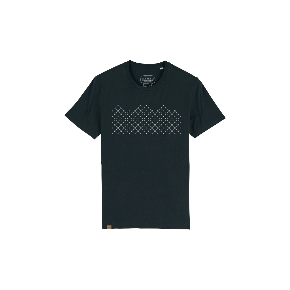 T-Shirt (Mountain) - Black / White