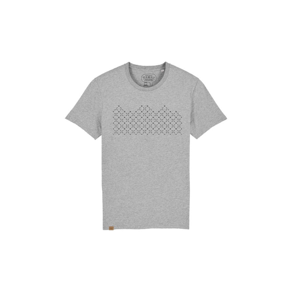 T-Shirt (Mountain) - Gray / Black